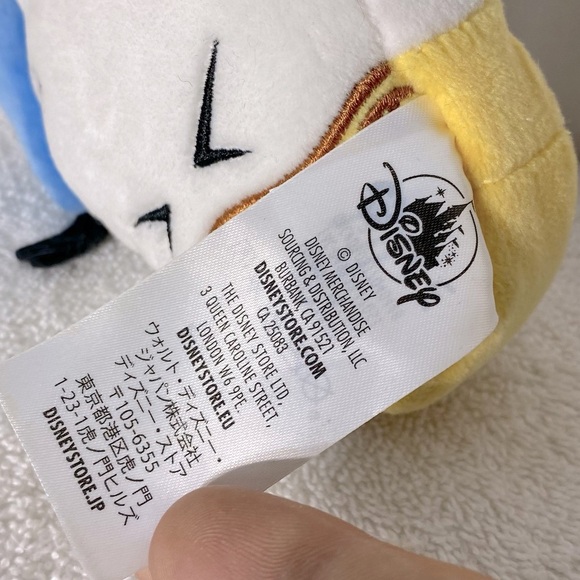 Disney Emoji Donald Duck Plush Toy Small Stuffed Animal Head - Picture 9 of 11